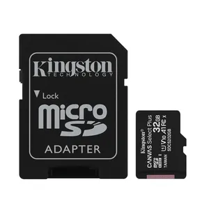 کارت حافظه microSDXC کینگستون مدل CANVAS کلاس 10 استاندارد UHS-I U1 سرعت 100MBps ظرفیت 32 گیگابایت به همراه آداپتور SD