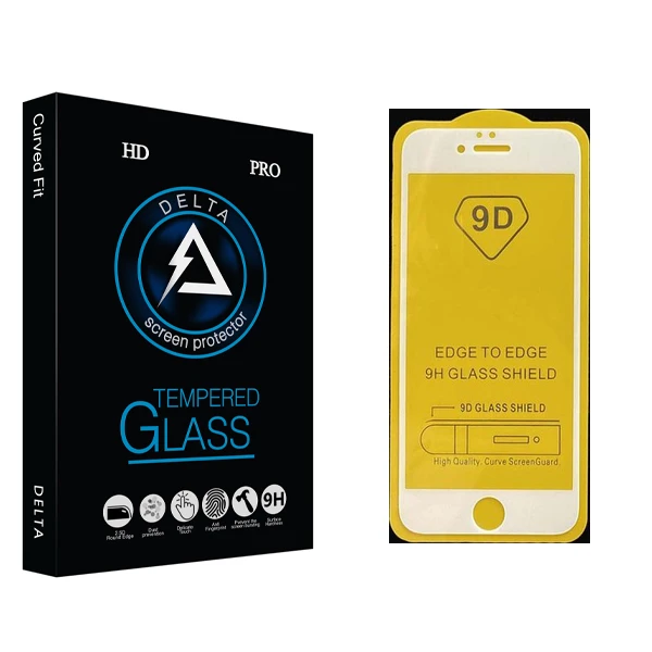 محافظ صفحه نمایش دلتا مدل HD مناسب برای گوشی موبایل اپل IphoneSE2 / 8/ 7 / 6