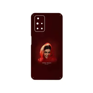 MAHOOT Portrait of an Indian Woman Cover Sticker for Xiaomi Redmi 10 Prime