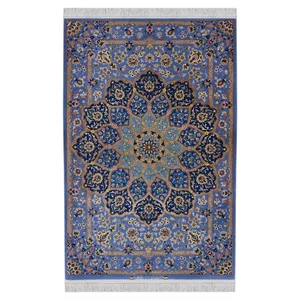 فرش دستبافت یک متری اصفهان رفیعی کد 1281
