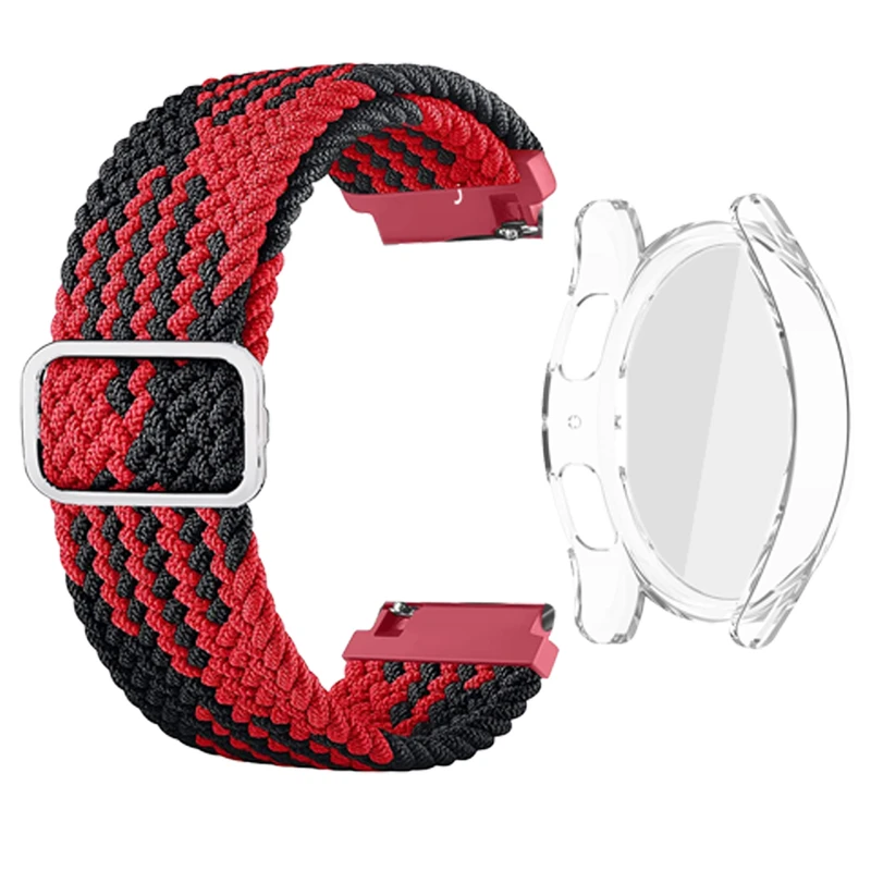 بند آکوآرا مدل Woven CL-GRD مناسب برای ساعت هوشمند سامسونگ Galaxy Watch 4 40mm به همراه کاور