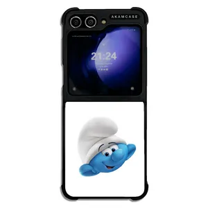 AKAM AMC-WSGZFLIP5-SMURFS-12 Cover For Samsung Galaxy Z Flip 5