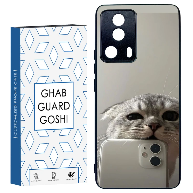 کاور قاب گارد گوشی طرح گربه سلفی کد TPU-206 مناسب برای گوشی موبایل شیائومی Mi 13 Lite