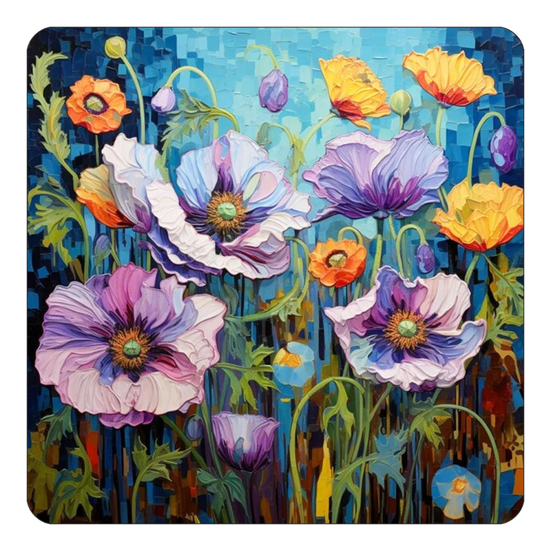 مگنت کاکتی طرح نقاشی رنگ روغن مدل mp69389