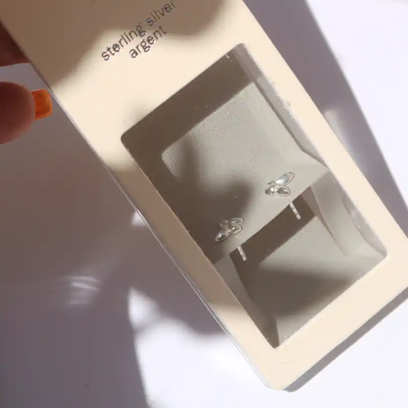 گوشواره نقره زنانه مدل پروانه