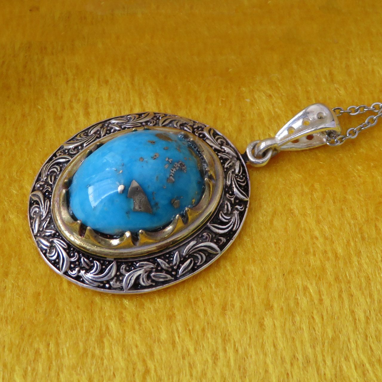 گردنبند نقره زنانه کد 281 - - 5