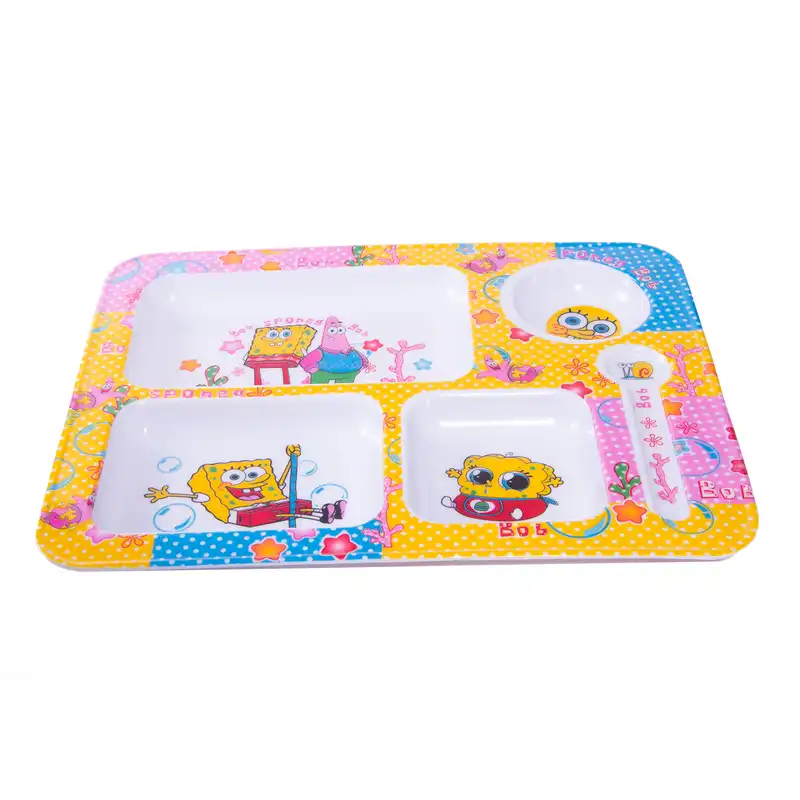 ظرف غذا کودک طرح باب اسفنجی مدل 609