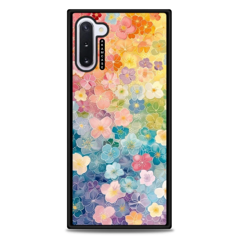 کاور آکام مدل AMC-WSGN10-FLOWERS-27 مناسب برای گوشی موبایل سامسونگ Galaxy Note 10