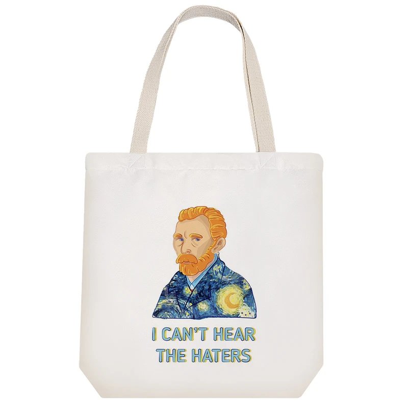 ساک خرید خندالو طرح ونسان ونگوگ کد H466