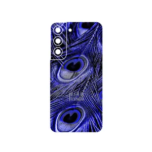 MAHOOT Purple Feather Cover Sticker for Samsung Galaxy S22 5G