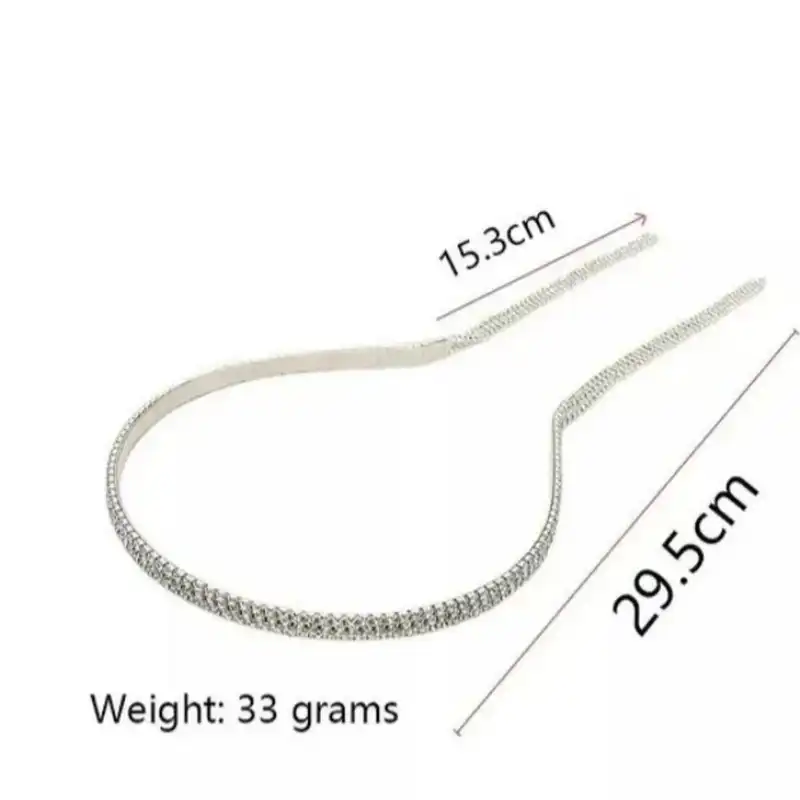 تل مو زنانه مدل نگینی آویزدار