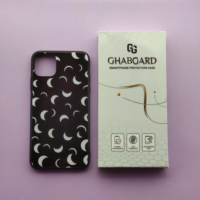 کاور قاب گارد مدل پشت شیشه ای فانتزی مناسب برای گوشی موبایل اپل iPhone 11 Pro Max