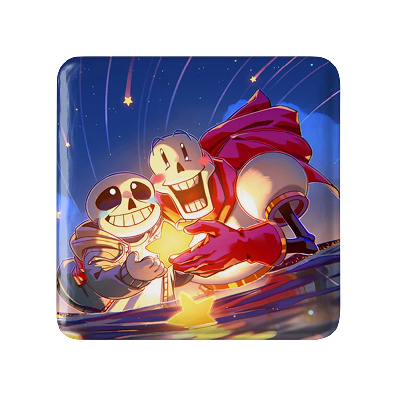 پیکسل خندالو طرح بازی آندرتیل (Undertale) مدل مربعی کد 31786