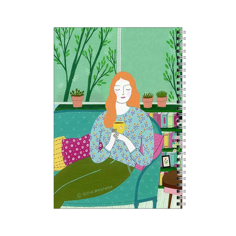 دفتر مشق 50 برگ بامبیلیپ طرح دختر و خانه فانتزی  کد 8010608