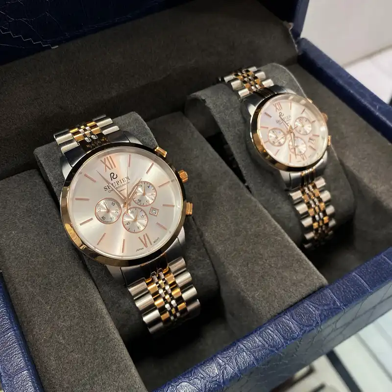 ست ساعت مچی عقربه ای زنانه و مردانه شوپیر مدل GL166A009