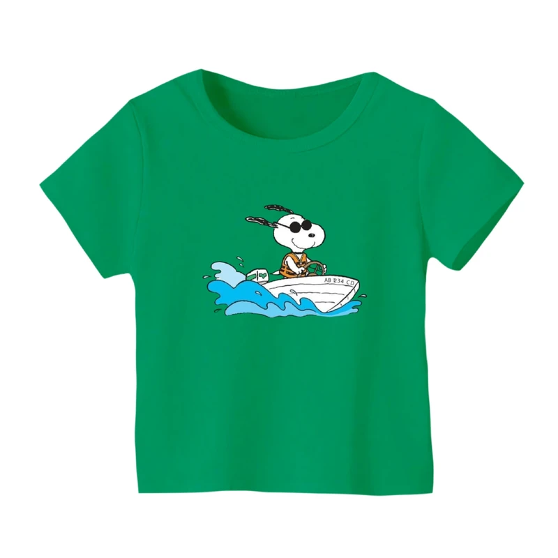 تی شرت آستین کوتاه بچگانه مدل اسنوپی کد ۶۲