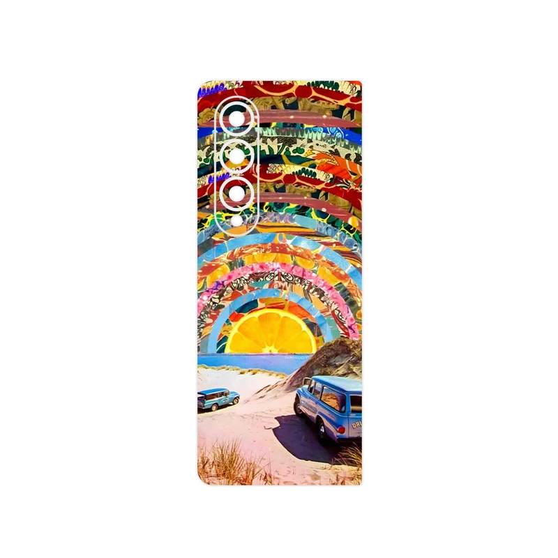 برچسب پوششی ماهوت مدل Collage of Orange Sky مناسب برای گوشی موبایل سامسونگ Galaxy Z Fold4