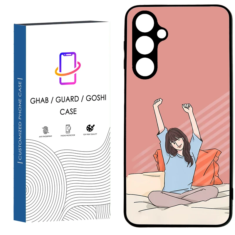 کاور قاب گارد گوشی طرح  دخترانه کد 115 - TPU مناسب برای گوشی موبایل   سامسونگ Galaxy A34