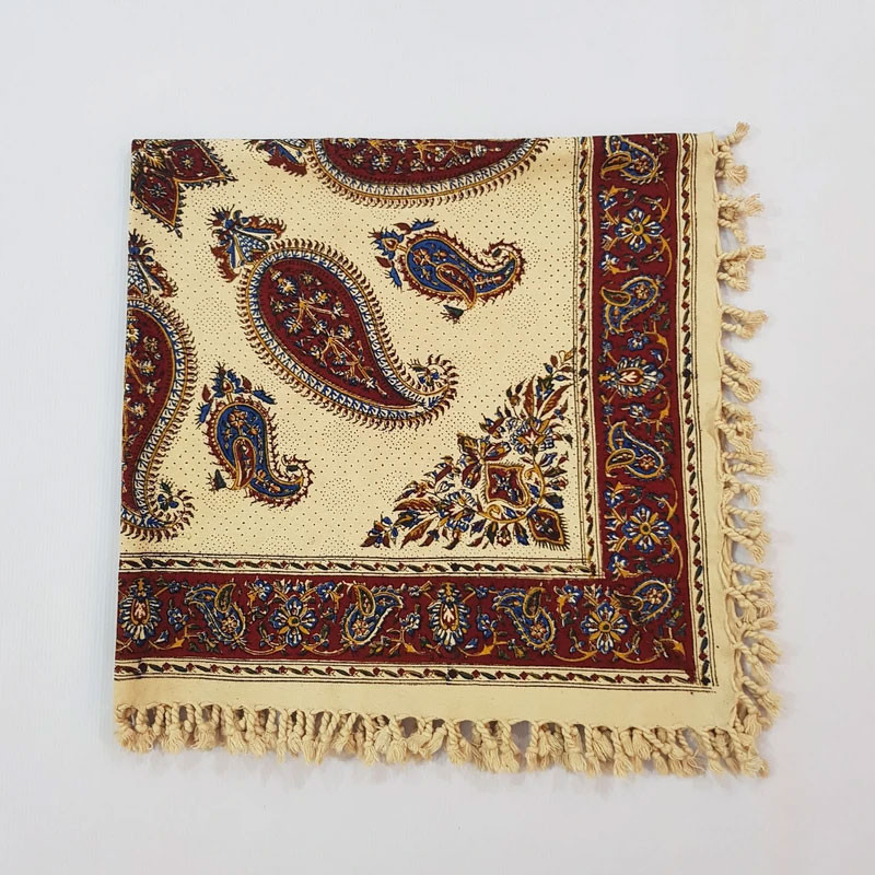 رومیزی قلمکار مدل سنتی قلمکار