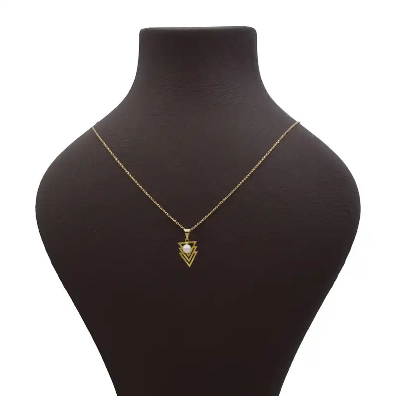 گردنبند طلا 18 عیار زنانه الن نار مدل مثلث LN10088963
