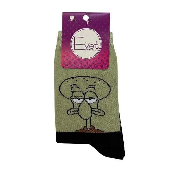 جوراب ساق بلند زنانه اوت مدل اختاپوس کد 106