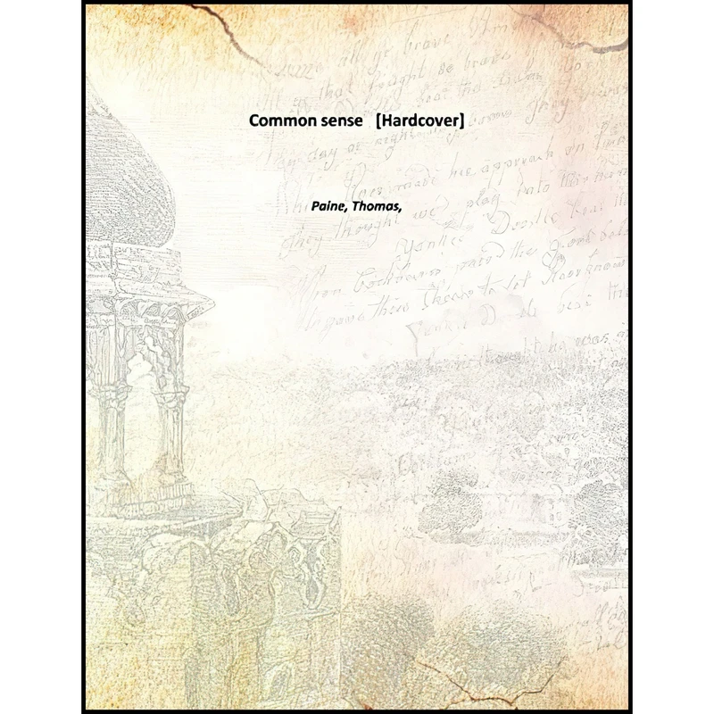 کتاب Common sense اثر Paine and  Thomas and  انتشارات Facsimile Publisher