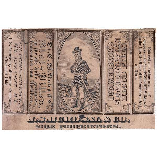 تمبر یادگاری مدل مهر نخورده مالیاتی سال 1878 کد RS45d