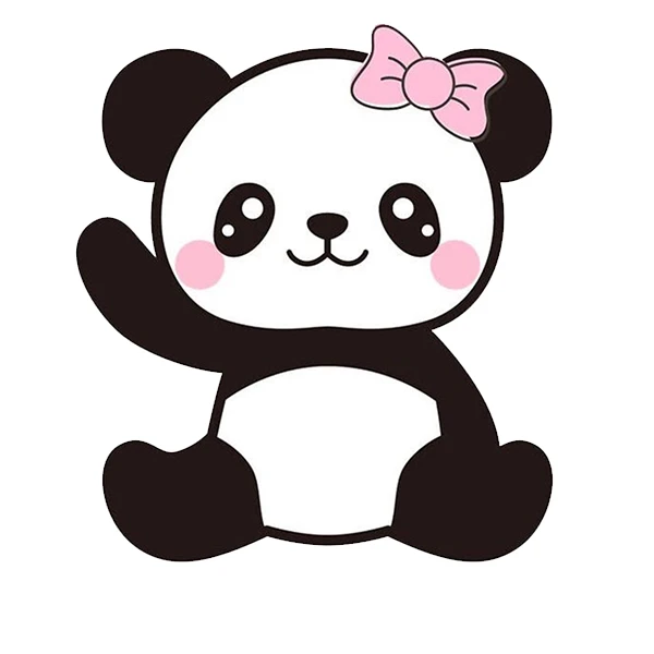 استیکر پارچه و لباس پاد آفرین طرح پاندا کد 4072