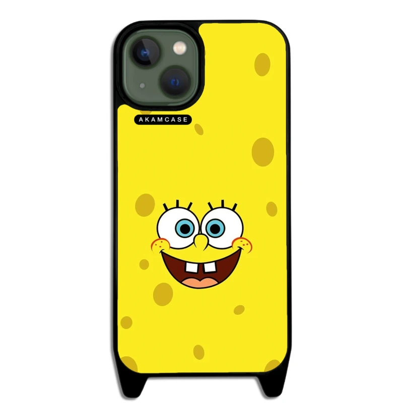 کاور آکام مدل AMC-WLA13-SPONGE BOB4 مناسب برای گوشی موبایل اپل iPhone 13