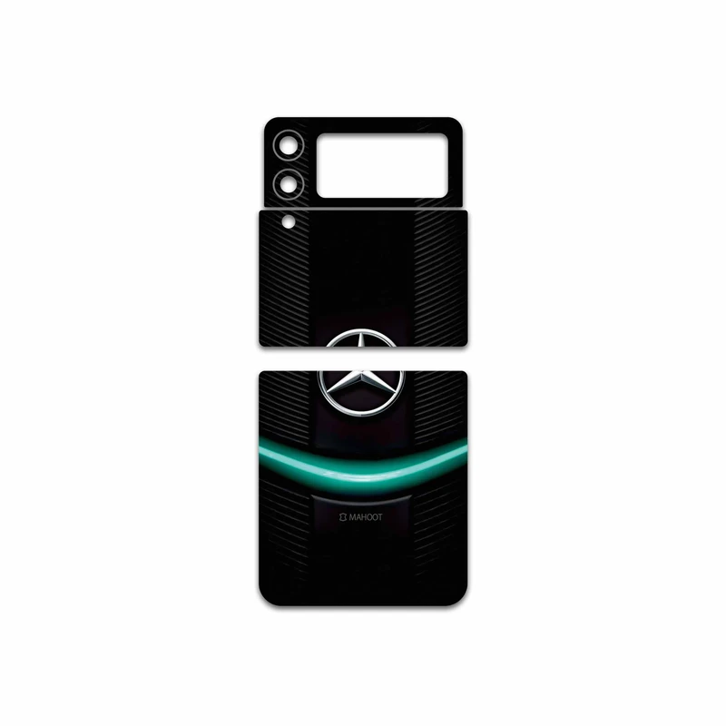 برچسب پوششی ماهوت مدل Mercedes-Benz مناسب برای گوشی موبایل سامسونگ Galaxy Z Flip3 5G