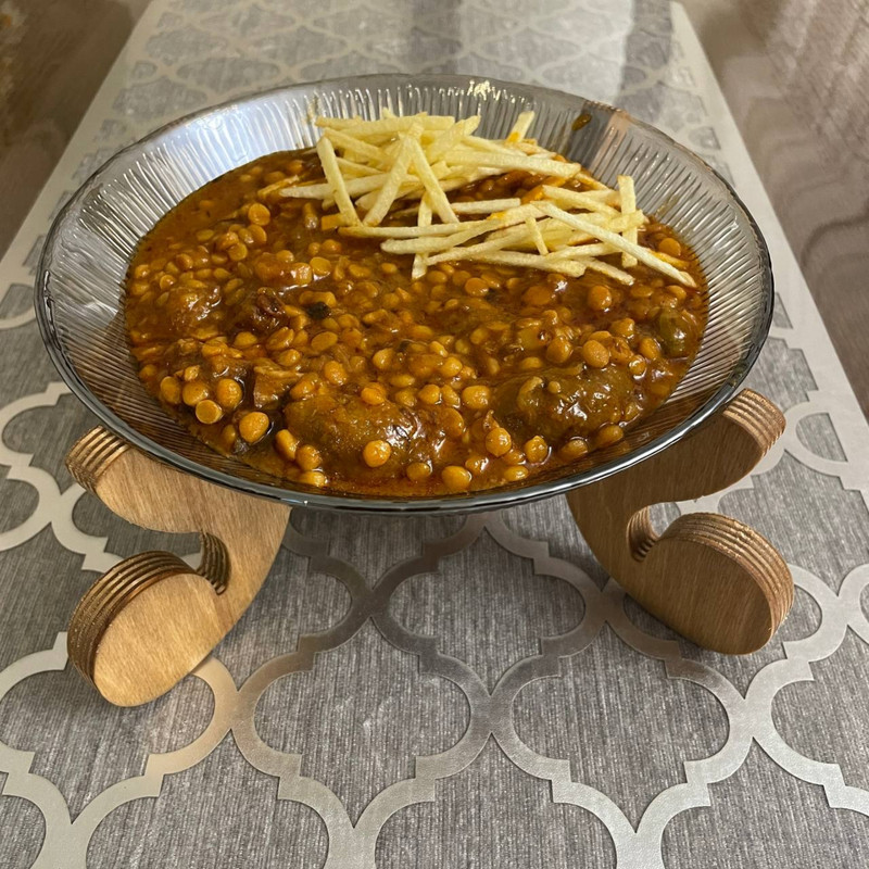 بشقاب خورش خوری مدل سولو شامپاینی