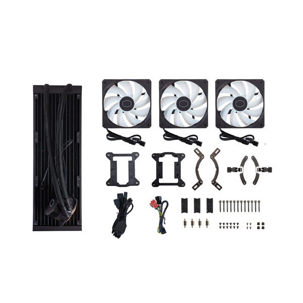سیستم خنک کننده آبی کولر مستر مدل ice god g360 phantom