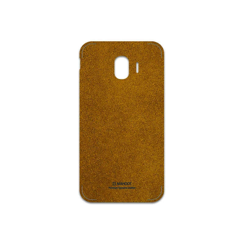 برچسب پوششی ماهوت مدل Brown-Chamois-Leather مناسب برای گوشی موبایل سامسونگ Galaxy J2 Pro 2018
