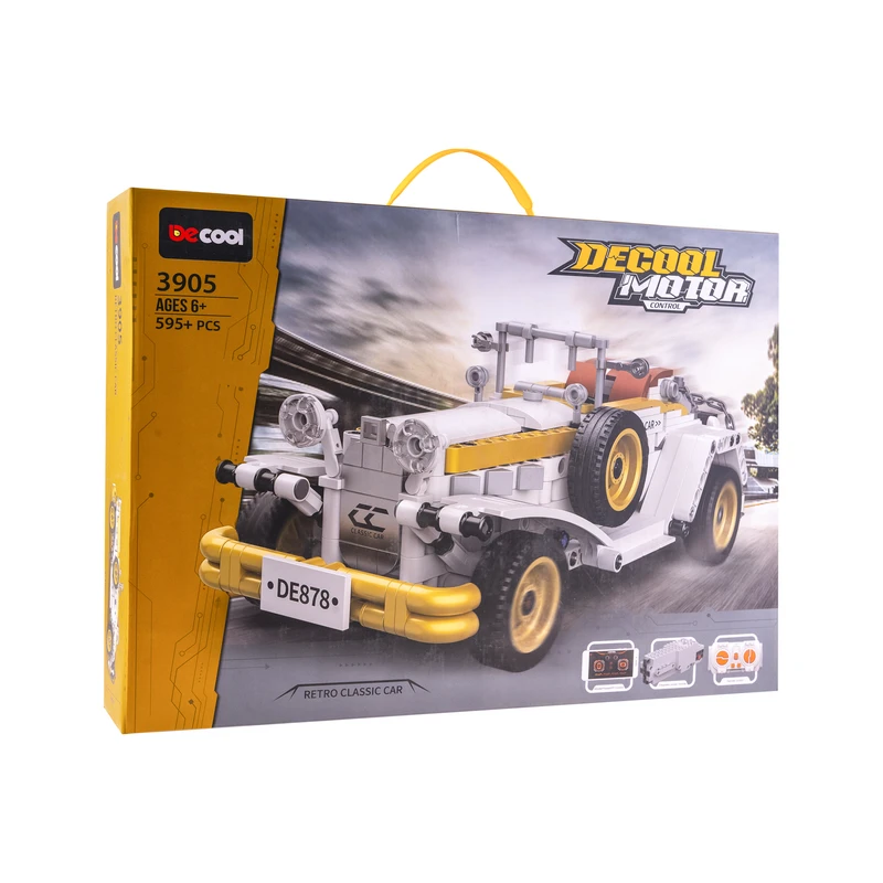 ساختنی  595 تکه دکول مدل retro classic car کنترلی کد RC-3905