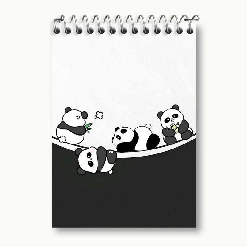 دفتر یادداشت 50 برگ خندالو طرح پاندا کیوت کد N4113