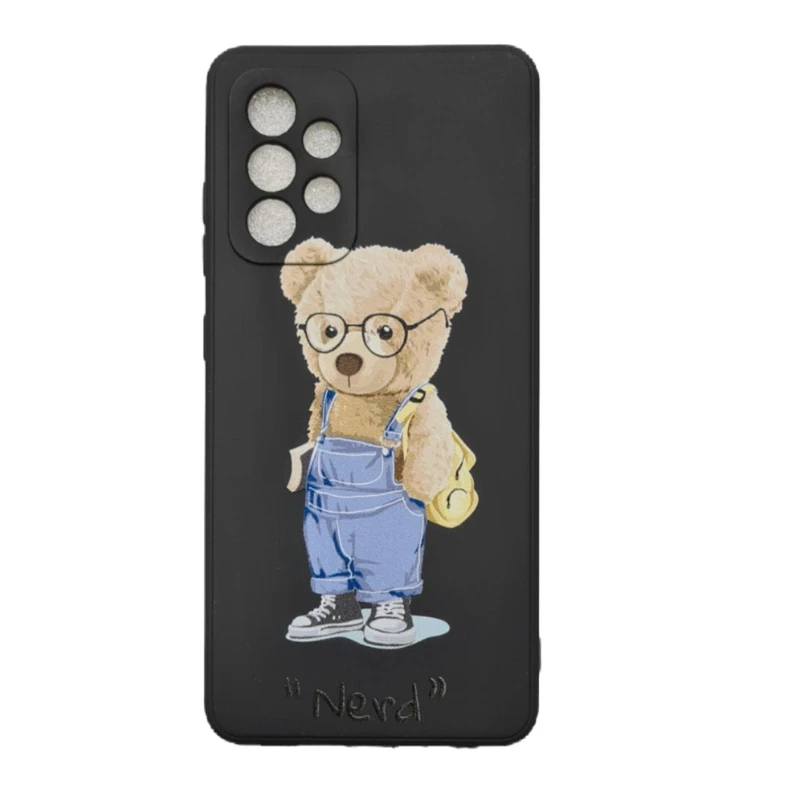 کاور مدل IMD طرح خرس کد 589 مناسب برای گوشی موبایل سامسونگ Galaxy A52