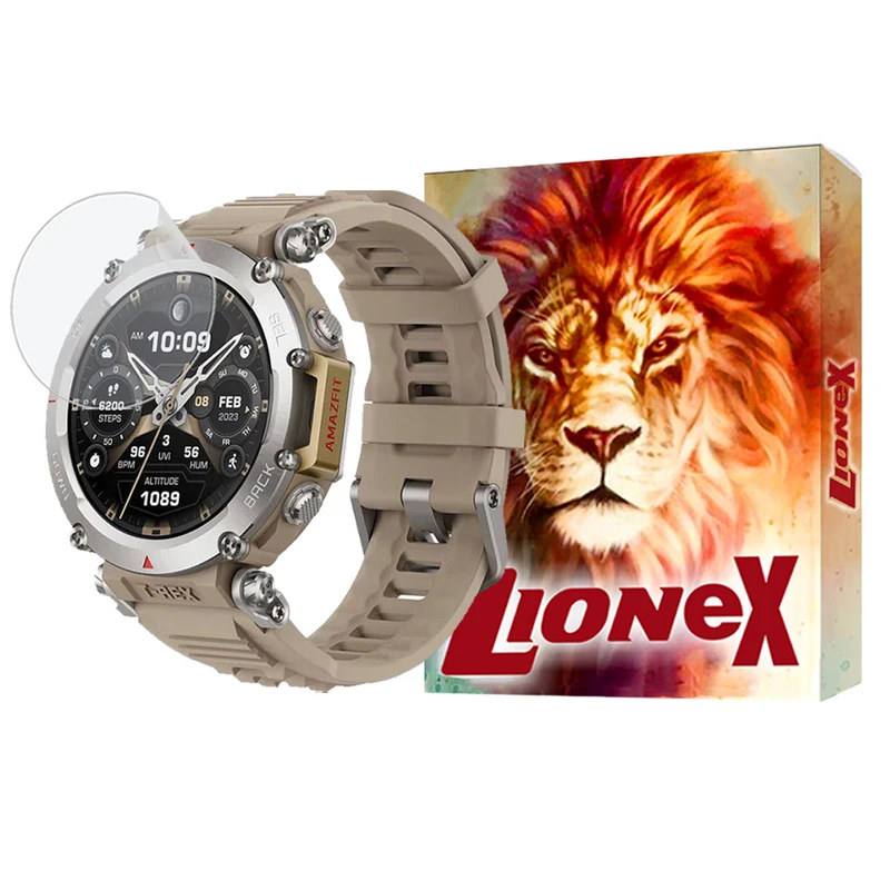محافظ صفحه نمایش لایونکس مدل MTBWL مناسب برای ساعت هوشمند امیزفیت T-Rex Ultra