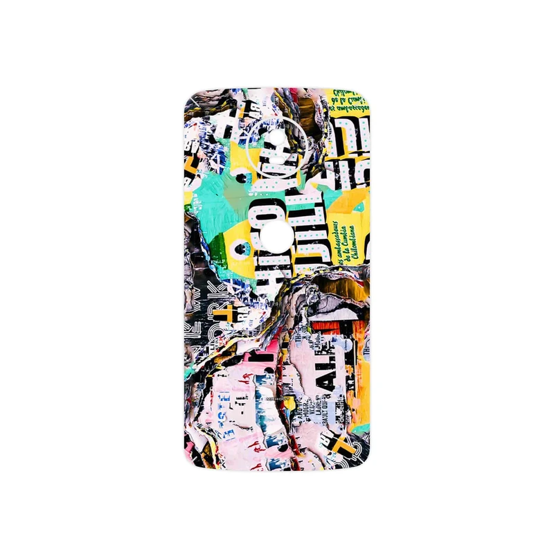 برچسب پوششی ماهوت مدل Collage of Teared Paper مناسب برای گوشی موبایل موتورولا Moto G5S