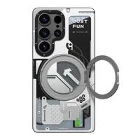 کاور یانگ کیت مدل Cyberpunk 360&deg; Spin Magnetic Stand Case مناسب برای گوشی موبایل سامسونگ Galaxy S26 Ultra