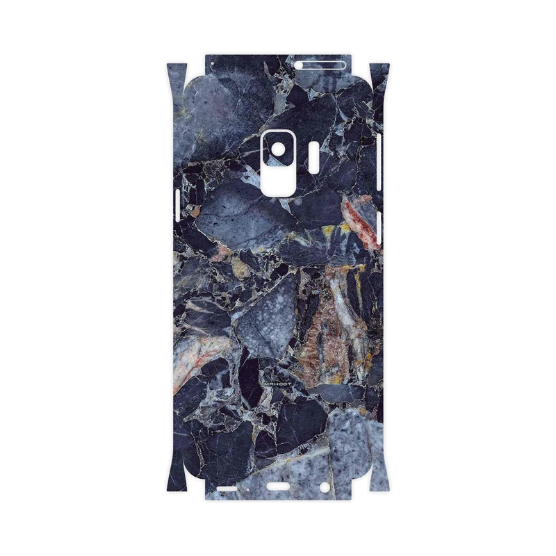 برچسب پوششی ماهوت مدل Broken black marble-FullSkin مناسب برای گوشی موبایل سامسونگ Galaxy S9
