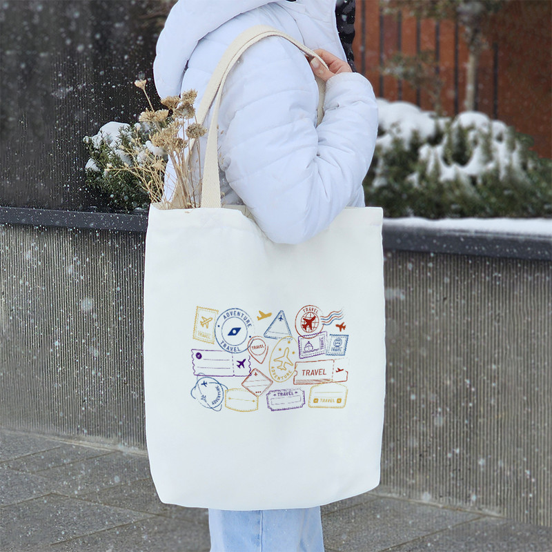 ساک خرید خندالو طرح سفر کد 10208