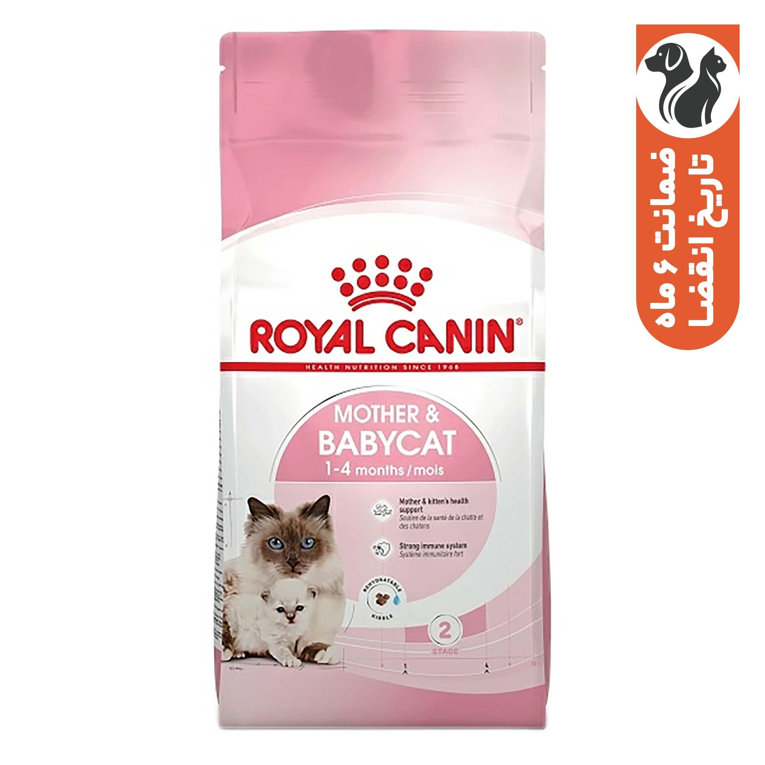 غذا خشک گربه نابالغ رویال کنین مدل Mother and Baby cat وزن 2000 گرم