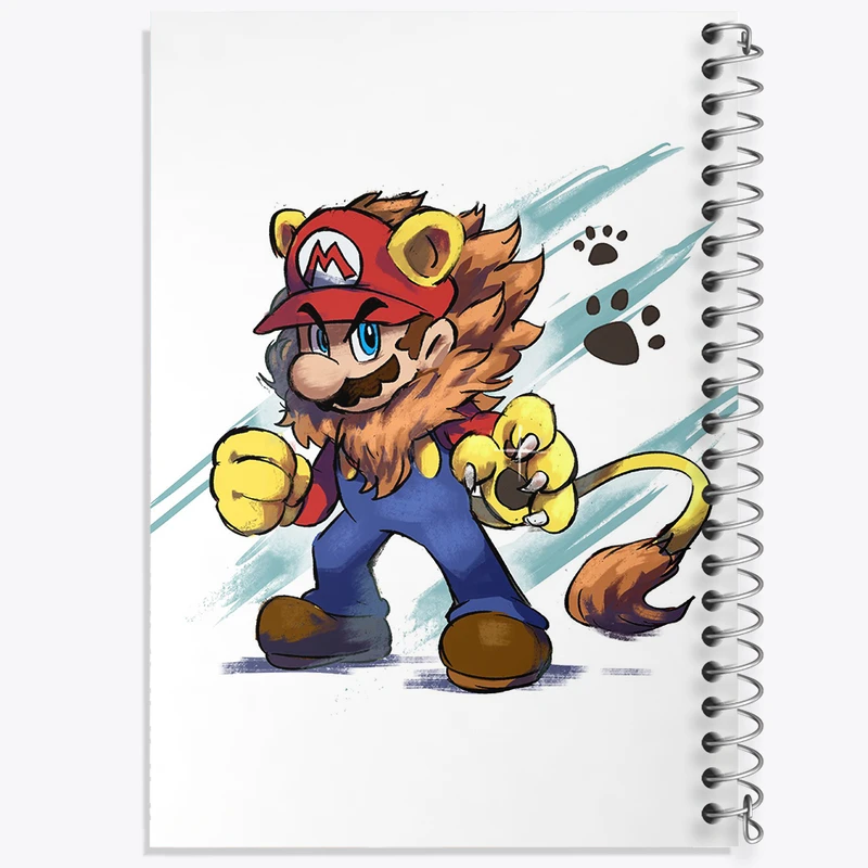 دفتر نقاشی 50 برگ خندالو طرح (Mario) بازی سوپر ماریو کد 31522