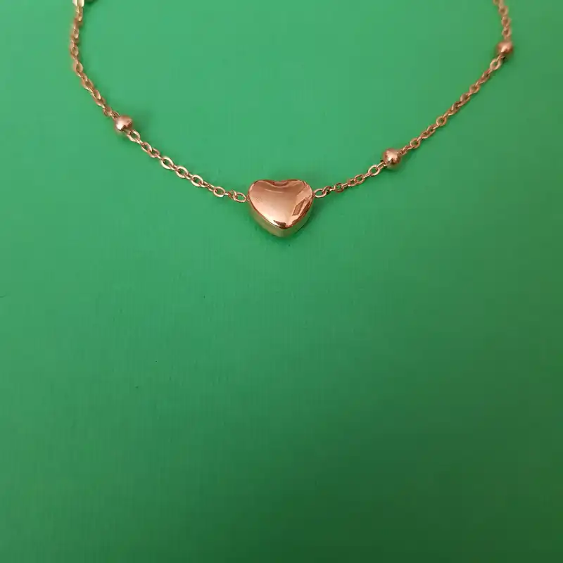 پابند زنانه مدل تک قلب و گوی