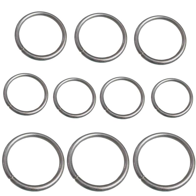 حلقه فلزی مدل توری شید بسته 10 عددی