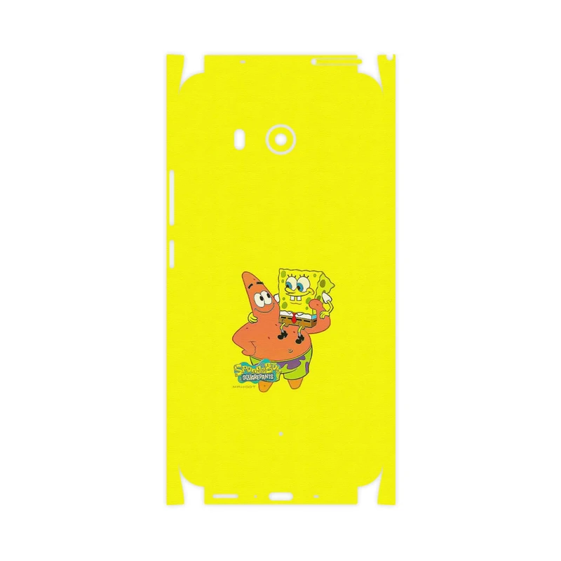 برچسب پوششی ماهوت مدل SpongeBob SquarePants-FullSkin مناسب برای گوشی موبایل اچ تی سی U11