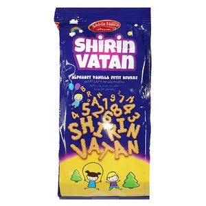 بیسکویت پتی بور وانیلی الفبا شیرین وطن - 70 گرم