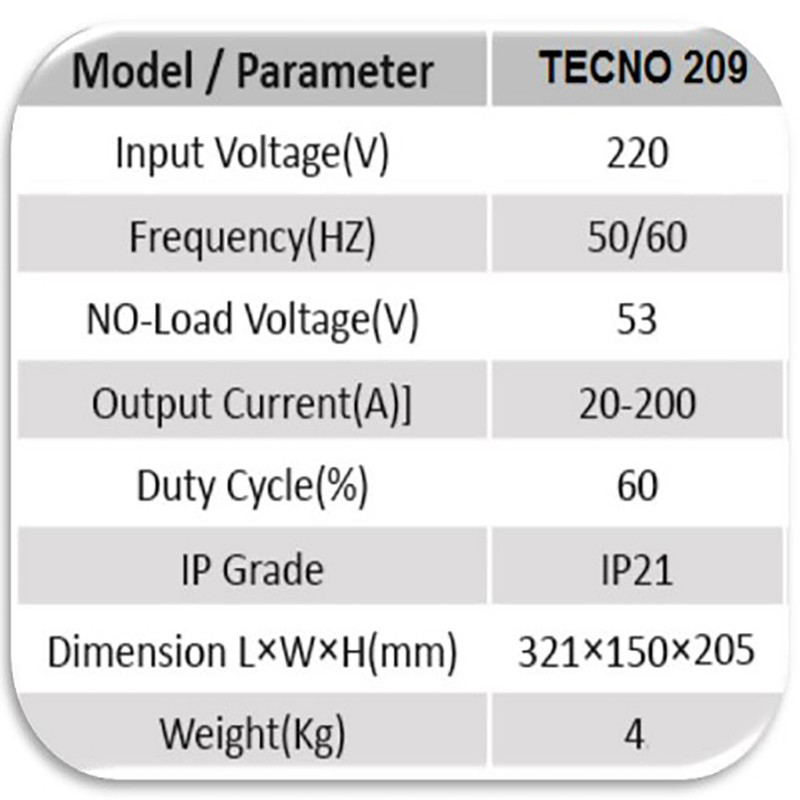دستگاه جوشکاری 200 آمپر اورین الکتریک مدل 209 دستگاه جوشکاری 200 آمپر اورین الکتریک مدل 209