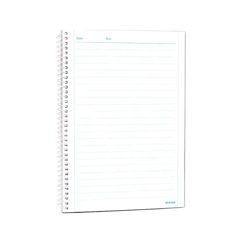 دفتر مشق 80 برگ پیتیکو مدل بهار طرح دختر کد 04