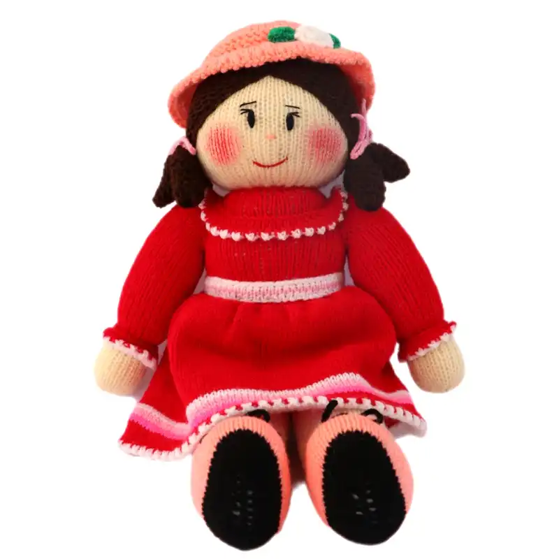 عروسک بافتنی مدل مرجان کد06